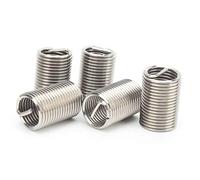 CFTGIW 5 Pièces Inserts Filetés Manchon de Protection de Fil Kit d'outils de Réparation Matériel de Fixation M20x2.5x2.5D fileté en Acier Inoxydable également Manchons Attaches Type A Nouveau