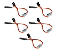 CFTGIW 5 Pièces Inverseur de Servo Inverseur de Rotation de Mécanisme de Direction pour Avion RC 3.6V-24V 5A Pratique Rotation Simple vers l' ou Marche Arrière vers le Récepteur Servo Facile