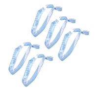 CFTGIW 5 Pièces Rubans de Décoration d'allée de Mariage Rubans de Cérémonie de Mariage Doux et Confortables pour les Fêtes Décoration d'allée 'anniversaire Fea ' de MariageWedding Aisle Decoration