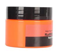 CFTGIW 50 G de Pâte Pigmentée de Résine de Couleur Fluorescente, Haute Concentration, Pâte Pigmentée de Résine Hautement pour Bricolage, Peinture, Art, Orange Fluorescente, Petite Nécessaire pour