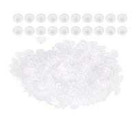 CFTGIW 500 Pièces Bricolage Boucles d'oreilles Bouchon Arrière Silicone Transparent Boucles d'oreilles Verrouillage Support Bouchon ' Accessoire Réparation sans Faire Bas Pas pour le Bricolage