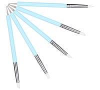 CFTGIW 5pcs Silicone Clay Sculpture Stylo B Stylus Nail Art Dotting Tool Pottery Brosses Stylo To Détails Poids Po Sculpture Penb Styluspottery Brosses