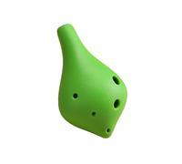 CFTGIW 6 Trous Ocarina Alto C Instrument de Musique Simple pour Mélomane et Débutant Est un Instrument d'apprentissage 6 Trous OcarinaResin Ocarina6 OcarinaAlto C OcarinaFlûte Traditionnelle6 (GREEN)