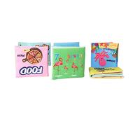 CFTGIW 6pcs Bath Livres en Tissu Doux en Anglais