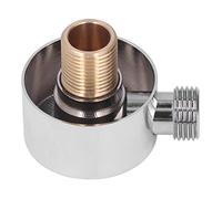 CFTGIW Adaptateur de Douche Construction en Laiton plaqué G1/2 Montage Mural Installation Facile Connecteur de Tuyau de Douche Rond Raccords de Tuyaux Han Adaptateur de DoucheConnecteur de