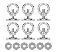 CFTGIW Adaptateur de Rail de Rail à œillets d'arrimage pour de Kayak, pour Kayaks, Canoës, Bateaux, de sur ou sur, Longe en Acier sécurisé, Parfait pour Laisser Un Filet de Pince