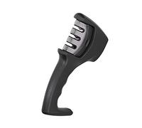 CFTGIW Aiguiseur de Couteaux en 3 étapes, Outil d'affûtage de Couteaux Manuel Portable, Accessoires de Cuisine, Meulage pour et Types de Fonctions Similaires en Trois étapes, Meulage Domestique