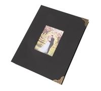 CFTGIW Album Photo de bébé avec Fenêtre Avant de Photo de bébé DIY Page Intérieure Noire Scrapbooking Livre de Souvenirs de Noir sur une Face Avant de Créer Est un Album Conçu au Design Exquis