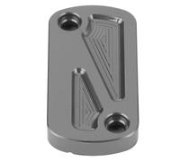 CFTGIW Aluminium en Alliage en Alliage DE Frein DE Frein pour Réservoir Couverture Ajustement pour CRF450L Z125M 400X CB125R CBR400RBLACK FLUIDE DE FRAT (Ti Couleur)