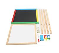 CFTGIW Art Easel's Multifonctionnel en Bois Deux en un Double Face Planche à Dessin Chevalet pour Tout-petits Libérez le T des Enfants Art EaselToddler EaselTableau à Dessin MagnétiqueKids EaselKids