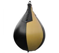 CFTGIW Balle de Boxe en Cuir PU MMA Muay Thai Training Kit de Sac de Frappe Balle de Frappe de Boxe avec Pompe de Gonflage pour Rebond et Impacts étendus à la Main Cuir Déformation PU de qualité