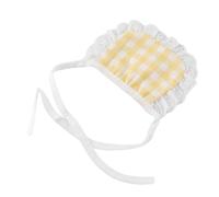 CFTGIW Bandana pour Chien Mignon à la Mode Motif à Carreaux Visage Souriant Petits Chiens Bavoirs pour Bichon Teddy Poméranien Orange et Propre Bon Design Naturel a Le Plaid au Design Unique Est Un
