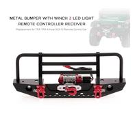 CFTGIW Barre Lumineuse LED de Remplacement pour Lampe de Toit en Métal, pour 1/10-4 SCX10 90027 SCX10 II 90046 RC4WD D90, Télécommande Rock Car, authenticité, Augmentez le Contrôle, Faites-en