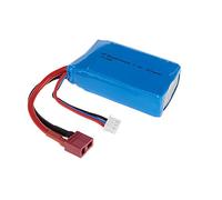 CFTGIW Batterie Rechargeable LiPo 7,4 V 1500 MAh pour A959-B A979-B 144001 RC Buggy Car, Prise Facile et capacité Rechargeable 7 4 V 1500 MAh, Utilisation Assez Sûre, LiPo7.