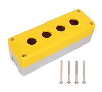 CFTGIW BERM Boîte de Commande de Commutateur à Bouton-poussoir Industriel 4 Gangs ABS étanche Jaune dans des Conditions Instrument MATÉRIEL Corrosion des Matériaux PERFORMANCES Performance de