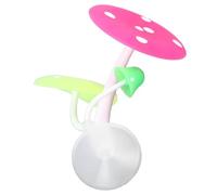 CFTGIW Betta Mushroom Jam Solicone Silicone Coloré Aquarium Réaliste Aquarium Reposez le Poisson Bénévrage Player avec une Souffrance Pink Pink Betta Mushroom Hammockaquarium Ajouter Color Fish (PINK)