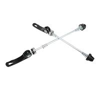 CFTGIW Bicycle à Vélo à Vélo 1 Paire Brochette Arrière Avant l'Arrière de l' de la Route Accessoire Montagne Noir et Simple Fonctionnement Rapide Skewerbicycle (Black)
