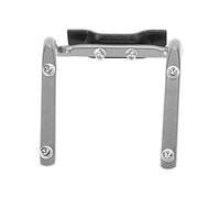 CFTGIW Bike Post Battle Rack Converter Bike Saddle Back Double Bottle Holder Adaptères (Silver)