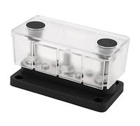 CFTGIW Bloc de Distribution d'énergie avec Couverture M8 Terminal Stud M4 Vis de Borne 12-48V 150A pour Les Voitures Trucks Rvs Boats Faire la Distribution de de Puissance Setti Terminal de de
