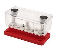 CFTGIW Bloc de Distribution d'énergie avec Couverture M8 Terminal Stud M4 Vis de Borne 12-48V 150A pour Les Voitures Trucks Rvs Boats Faire la Distribution de de Puissance Setti Terminal de de