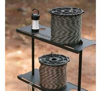 CFTGIW Bobine Multifonction Extérieure Corde Paracorde à 9 Noyaux Corde de Liaison de 4 Mm d'épaisseur à Linge Tente à Vent d'escalade de Fentes Différentes Coupe-corde Facile Auto-équipé le