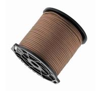CFTGIW Bobine Multifonction Extérieure Corde Paracorde à 9 Noyaux Corde de Liaison de 4 Mm d'épaisseur à Linge Tente à Vent d'escalade de Fentes Différentes Coupe-corde Facile Auto-équipé le (BROWN)