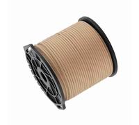 CFTGIW Bobine Multifonction Extérieure Corde Paracorde à 9 Noyaux Corde de Liaison de 4 Mm d'épaisseur à Linge Tente à Vent d'escalade de Fentes Différentes Coupe-corde Facile Auto-équipé le (Kaki)