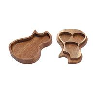 CFTGIW Boîte à Médiators en Bois, Support de Rangement en Bois, Cadeaux pour Guitariste, Accessoires pour Instruments de Musique, être utilisé pour Guitare et P