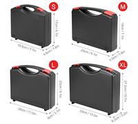 CFTGIW Boîte à Outils Portable Boîte à Outils Matériel de Réception d' à PP Armoire à Légère Instrument et équipement Protecteur Poignée Étui de Rangement Utilisation Assurée être (M)