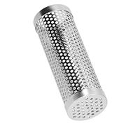 CFTGIW Boîte de Fumeur Cylindrique Détachable de Grande capacité, Tube de Fumeur de Granulés de Bois de Fruits pour Barbecue en Plein Air L 30,6x5,3 Cm et Résistant à la Rouille de Longue Durée Sera