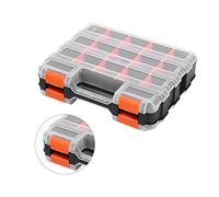 CFTGIW Boîte de Pièces en PP, Conception de Grille, Compartiment Amovible épais, Boîte de Rangement de Classification Stable, Simple Face 37,5 X 29 X 6,7, c'est l'encombrement et la commodité !