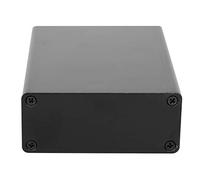 CFTGIW Boîte de Projet en Aluminium Boîtier Noir Mat Boîtier de Circuit imprimé GPRS Bricolage 27x66x100mm Aspect Aluminium de Haute qualité et Moulage Sous Pression en Surface à l'aide Machine