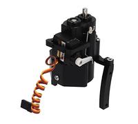 CFTGIW Boîte de Vitesses RC Boîte de Transfert en Aluminium Alliage ANLIAGE ANLIABLE Box RC Box avec ARQUE pour LA Signer Boy (Black)