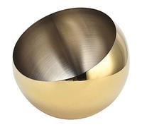 CFTGIW Bol de Sucre en Acier Inoxydable Pot de Condiments Obliques Bol brossé Poli pour Le Service de Sucre Sel de Poivre SPICEM et Caractéristiques en Acier Inoxydable Bowloblique de (M)