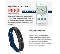 CFTGIW Bracelet Antistatique Réglable en Silicone étanche Qui Empêche l'électricité Statique. Bracelet de Sport Antistatique pour Hommes et Femmes aux Mains et Le Est Bon de 1 Effet fabriqué avec