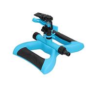 CFTGIW Buse d'arrosage à Bascule en Plastique Arroseur d'irrigation Automatique Rotatif à 360 ° pour Pelouse de Jardin Vert foncé, il Ajuste Directement Le Bouton et la Distance de pulvérisation.