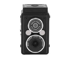 CFTGIW Caméra Numérique Vintage, Objectif Rétro Lens 1080p 12MP ABS Night Mode Camera, Batterie Rechargeable, 1000mAh, Type-C, Carte Mémoire 8-128G Prise en Charge, Filtres de