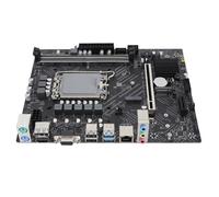 CFTGIW Carte Mère pour PC de Bureau avec Kit de Mémoire DDR4 2133HMz PCIe 4.0 X16 Slot NVME M.2 Port LGA1700 Pin ATX pour Core 12 13 Gen CPU H610 Carte Mère + 8 Go X 2 Kit de Mémoire pour Core