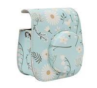 CFTGIW Case de Caméra de Caméra de Mini-caméra Instantanée pour Mini 11 12 PU Cuir avec Bandoulière Magnétique Courte (Type 2)