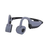CFTGIW Casque à Conduction Osseuse IPX8 Casque à Conduction Osseuse Clair Confortable 16 Go de Mémoire IPX8 de Sport Confortable avec Un Son Clair à Bo (Grey)