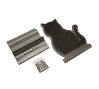 CFTGIW Cat Self Groomer Cat Wall Corner Rubbing Post Masseur avec Base et Herbe à Chat pour Chaton d'intérieur et Petit Chien de qualité PE Est Très i Self GroomerCat Face ScratcherCat Wall Corner