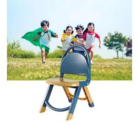 CFTGIW Chaises pour Enfants Épaissir Skid Multifonction Mignonne Petite Chaise pour la Maison à la Maternelle Bleu Fournir des pour Enfants ConfortablesChaise MignonneChaise Pliante pour (Blue #11)