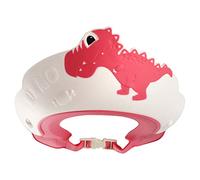 CFTGIW Chapeau de Douche pour bébé Dinosaure de Dessin animé, Protection des Oreilles et des Yeux, Doux et Confortable, Bonnet de Bain élastique pour Tout-petits, Dinosaure Bleu Mignon, un Chapeau