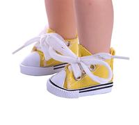 CFTGIW Chaussures en Toile de Poupée de 14 Pouces pour Baskets de Poupée Accessoires de Cadeau Parfait pour Les Filles/Chaussures en Tissu de Chaque Pouce Délicieux 14 Ce Super Génial de Baskets