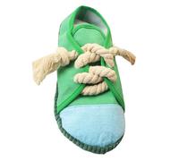 CFTGIW Chaussures pour Animaux de Compagnie, Jouet de Nettoyage de Dentition, Mâcher, Toile Simulée, Fournitures Durables de Soulagement pour Chien et Chat, Chaussures Bleues Perdues, Jouet Vocal,