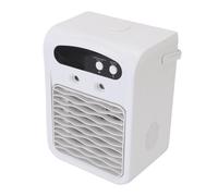 CFTGIW Climatiseur de Bureau avec Humidificateur 1000 Ml, Rechargeable par USB, Refroidisseur de Bureau Silencieux pour Chambre à Coucher, Bureaux, blanc. Profitez d'un Conditionneur de sans (WHITE)