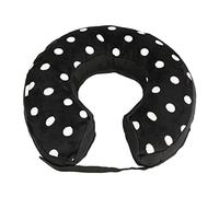 CFTGIW Collier de Cône pour Animaux Courts P Protectif Gonflable Après Chirurgie Collier de Récupération Compagnie pour Chiens et Chats Noirs et Blancs S Pet Cone CollarPEP Récupération Collarage (M)