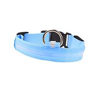 CFTGIW Collier pour Chien LED Taille M à Dégagement Rapide Collier pour Chien Lumineux à LED Super Brillante avec Boutons adapté à la Nuit o pour LEDCollier pour Lumineux à LEDCollier pour