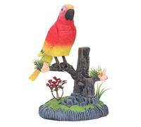 CFTGIW Commande Actionnée Voix Perroquet Gazouillis Chant Flottant Simulation Perroquet Jouet pour Adultes Enfants 506H Chante la Tête a du côté et Conçu des Oiseaux de Simulation de Haute Quand