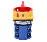 CFTGIW Commutateur Universel Sélecteur à Came Rotatif Type Cadenassable 63A Charge AC 240V 440V Cadenassable Pratique 63A Pratique Tension épaissie Paramètres du Commutateur Universel